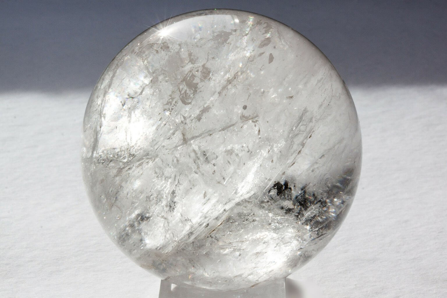 Dauphin En Cristal De Roche (quartz Hyalin) - Sculpture Naturelle Transparente, Neuf